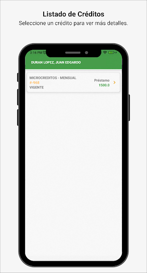 Acceso Financiero Clientes SV Screenshot 2