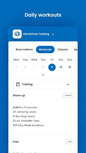 GameTime Training Screenshot 3