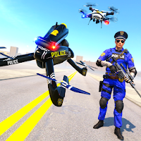 Police Drone Bike Gangster Chase Games 2020