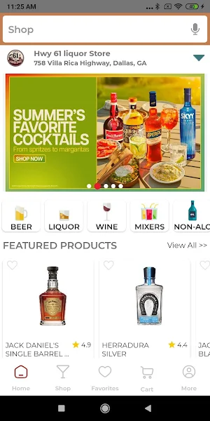 Hwy 61 liquor Store Screenshot 0