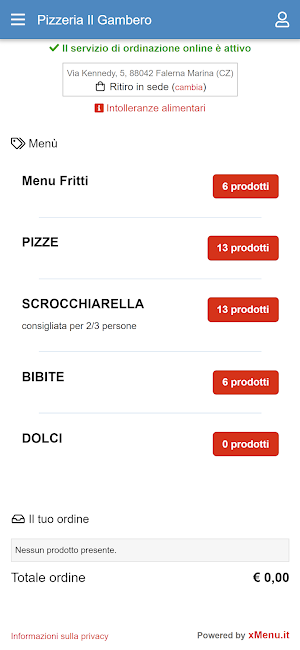 Pizzeria Il Gambero Screenshot 1