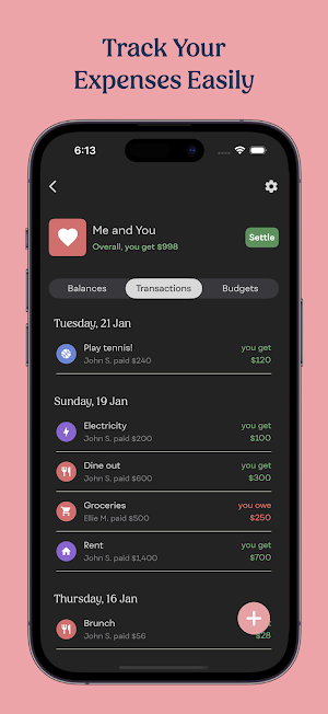 SplitSpend - Split group bills Screenshot 2