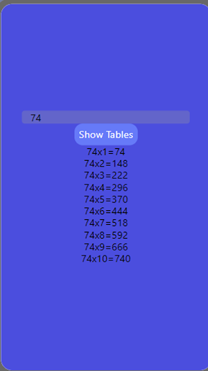 Multiplication Tables- Hilkiah Screenshot 3