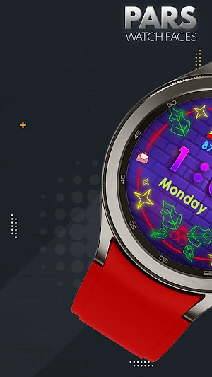 Pars Christmas Watch Face Screenshot 1