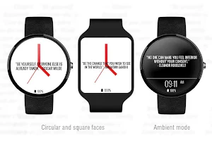 Time for a quote! Watch Face Screenshot 2