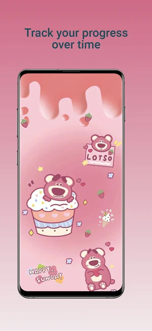 Cute Lotso Bear Pink Wallpaper Screenshot 3