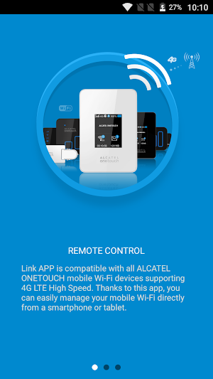 ALCATEL LINK APP Screenshot 0