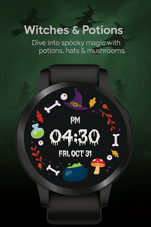 Halloween Magic WatchFace Screenshot 2