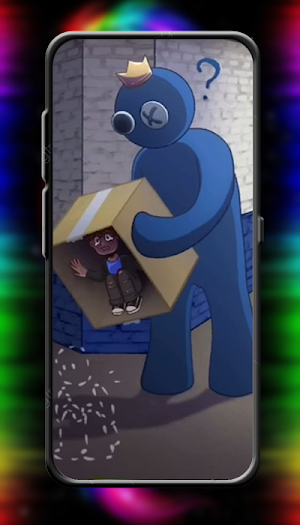 Blue Rainbow Friend Wallpaper Screenshot 2