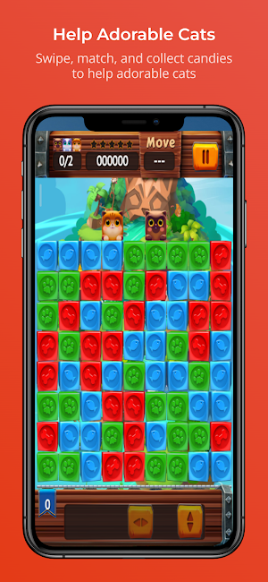 Cat Candy Puzzle~PetCandy 2024 Screenshot 2