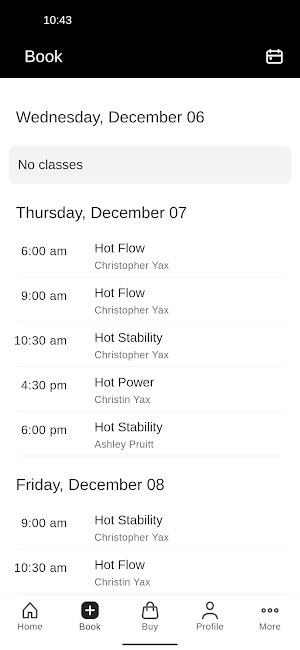 Hot House Yoga Oxford Screenshot 1