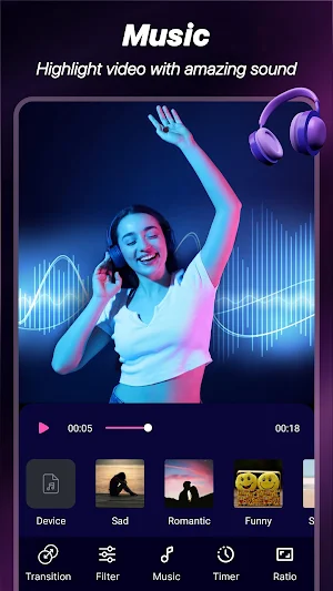 Music Video Maker:Video Editor Screenshot 2