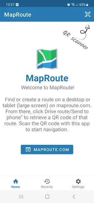 MapRoute Screenshot 0