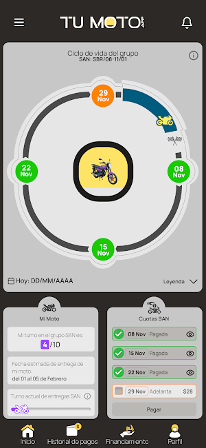 TuMoto.app Screenshot 1