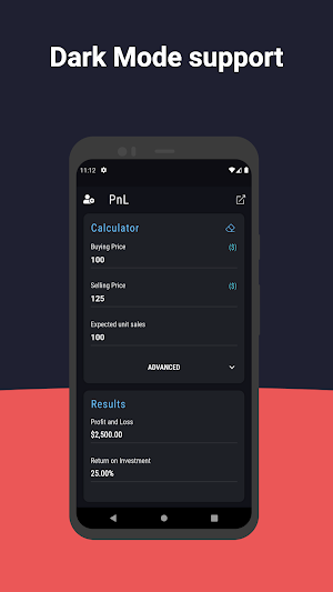 Profit and Loss Calculator Screenshot 2