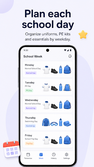 School Uniform Planner Screenshot 0