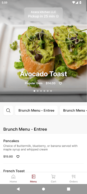 Azara Kitchen Screenshot 1