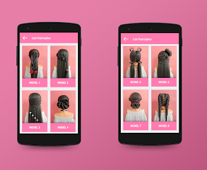 Hairstyles For Girls at Home Screenshot 2