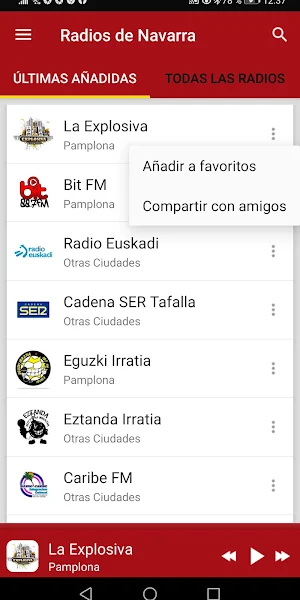 Radios de Navarra - España Screenshot 1