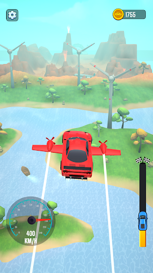 Flying Wheels Evolution Screenshot 1