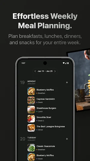 Meally: Meal Planner & Recipes Screenshot 2