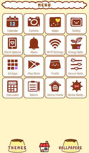Sweets Wallpaper Cute Pudding Theme Screenshot 1