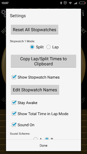 Stopwatch Screenshot 2