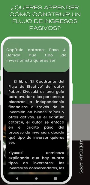 Cuadrante del flujo del dinero Screenshot 1
