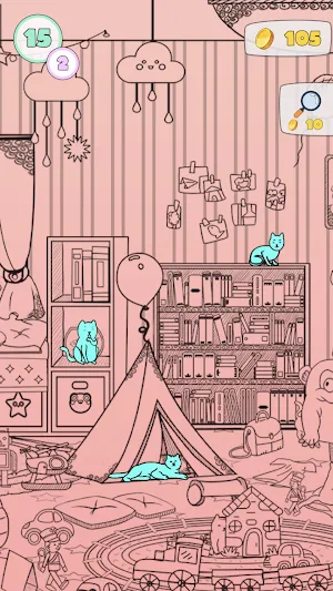 Find the Cats: Virtual Pet Screenshot 1