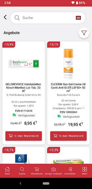 Kloster-Apotheke-Jestetten Screenshot 2