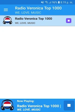 Radio Veronica Top'1000 App Screenshot 0