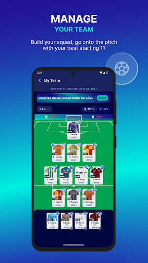 TFF Fantasy League Screenshot 3