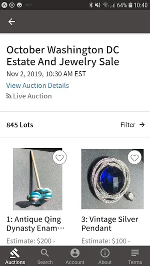 Rose's Antiques Live Bidding Screenshot 0
