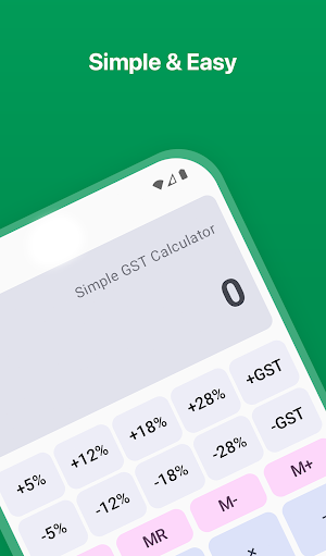 Simple GST Calculator Screenshot 0