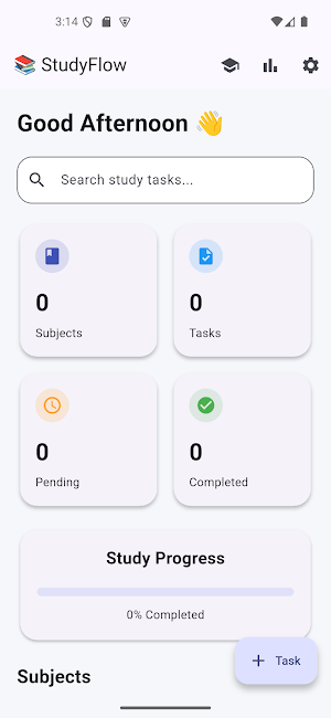 StudyFlow – Study Planner Screenshot 1
