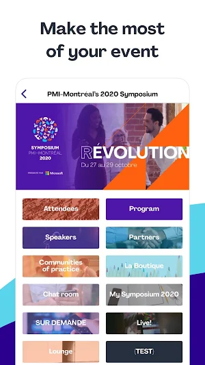 PMI-Montreal Screenshot 0