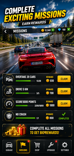 Highway Rush: Traffic Drive Screenshot 3