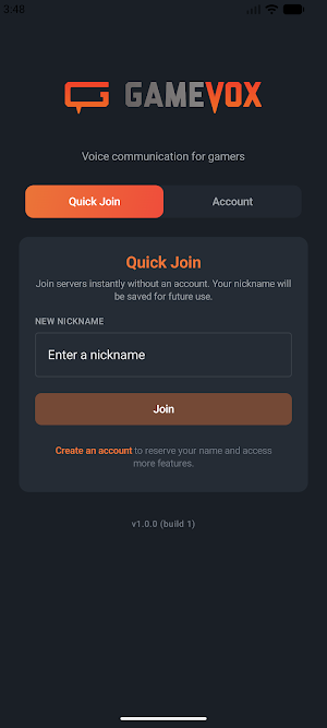 GameVox - Voice & Video Chat Screenshot 0
