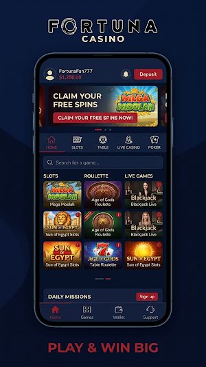 Fortuna Casino App Screenshot 0