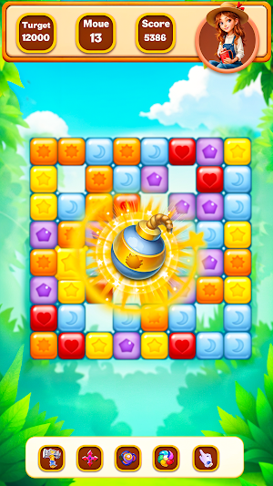 Sabrina Block Match Adventure Screenshot 3