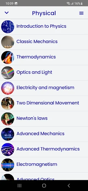 Physics Course Screenshot 0