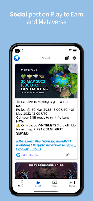 Play to Earn & Metaverse News Screenshot 3