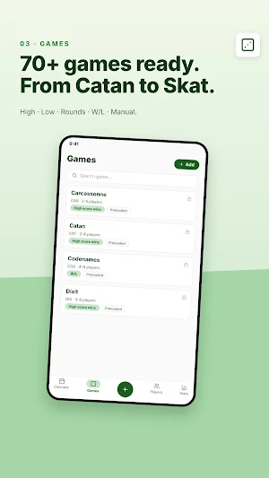 Gamekeeper: Score Tracker Screenshot 2