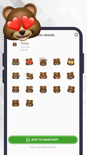 Animal Memoji - Apple Stickers Screenshot 1