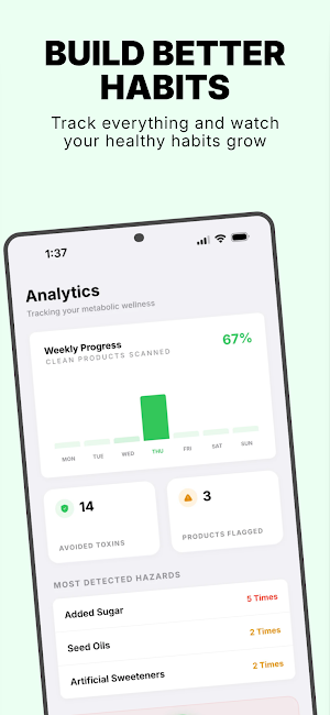 Healthysm: AI Product Scanner Screenshot 3