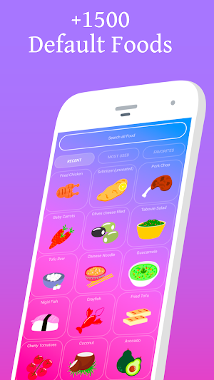 Calorie Counter - EasyFit free Screenshot 1