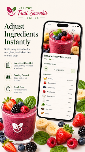 Healthy Fruit Smoothie Recipes Screenshot 3