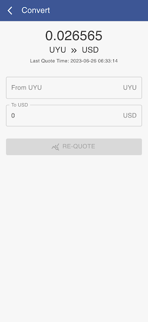 USD to UYU Screenshot 3