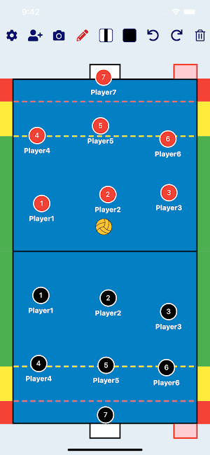 Water Polo Tactic Board Screenshot 0