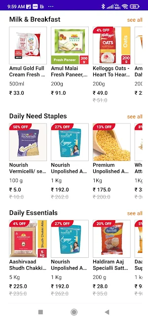MKStore: Grocery App Screenshot 1